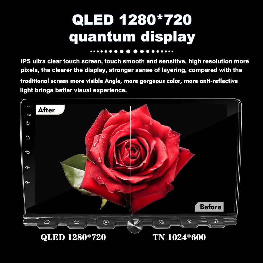 Android 10/12 Car Auto Radio 2DIn 7 9 10 Inch Multimedia Player with GPS WiFi 4G Keys For Nissan Hyundai Kia Toyota Honda Geely