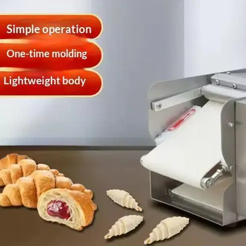 

Линия по производству круассанов, электрическая машина для выпечки круассанов, оборудование для пекарен