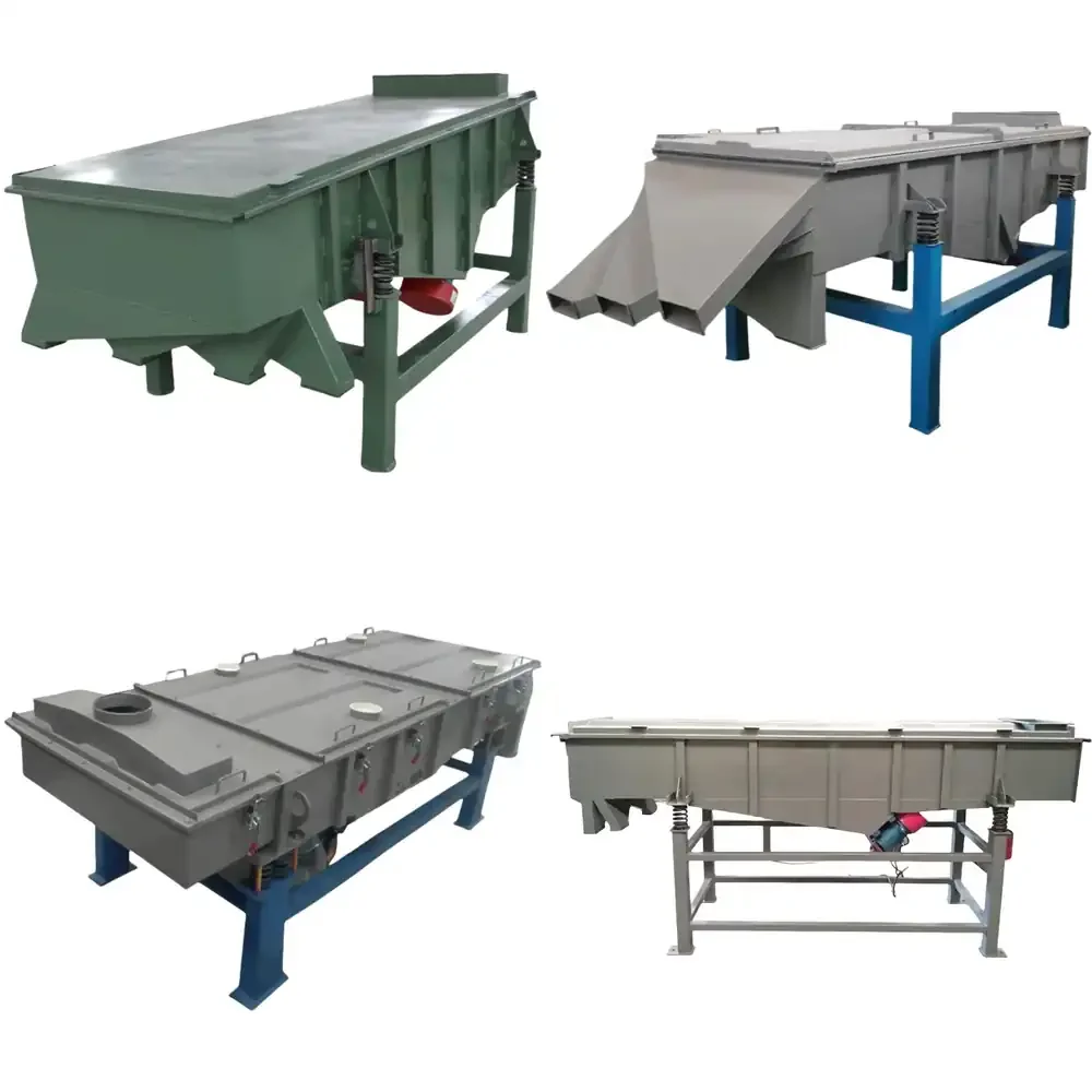 

Wood Pellets Alloy Powder Plastic Dry Fruit Linear Vibrating Sieve Screen Sieve square Linear