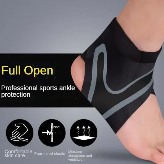 Ankle Support Brace,Elasticity Free Adjustment Protection Foot Bandage,Sprain Prevention Sport Fitness Guard Band