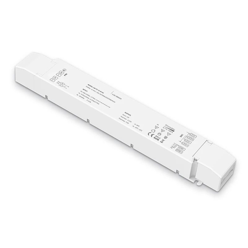 Imagem -03 - Transformador de Iluminação Led Driver Tensão Constante Ajustável Branco Cct rx cv 110v Push Dim Cct 75w 100w 150w 220 a 240v