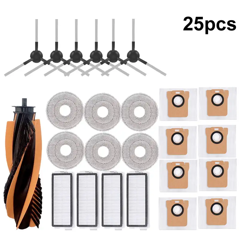 For JONR P20 PRO / T5 Pro Robot Vacuum Cleaner Accessories Main Side Brush Hepa Filter Mop Cloth Replacement - Image 8