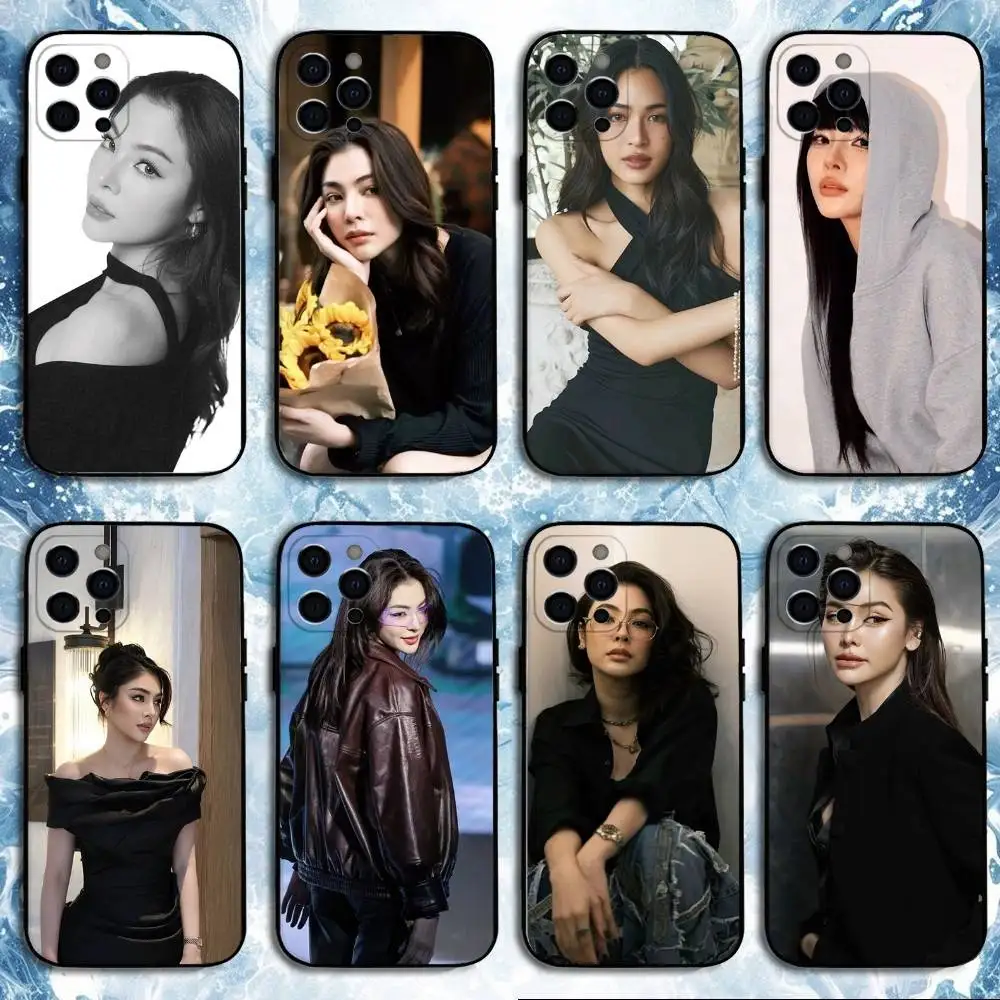 

Peraya Malisorn Faye Phone Case For iPhone 16,15,14,13,12,11 Plus,Pro Max, Soft Silicone Black Cover