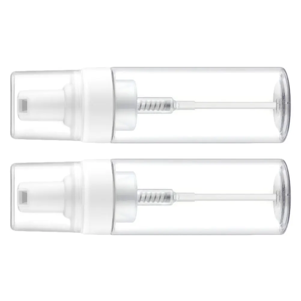 

2pcs 150ml Portable Refillable Plastic Pump Bottle for Shampoo Body Wash Travel Size Empty Container Dispenser Bottles Suitable