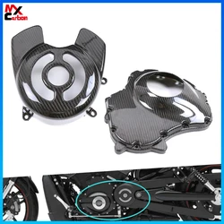 Motorcycle Engine Cover Sprocket Cover For Harley Davidson VRSCF V-Rod 1250 2002-2017 Full Carbon Fiber Crankcase Fairing