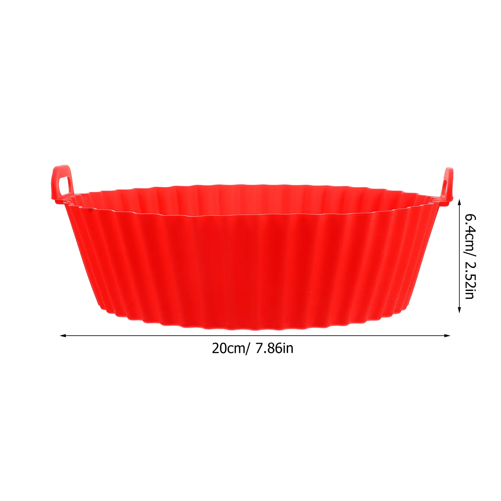 2Pcs Food Grade Silicone Set Dishwasher Safe Reusable Non Stick Baking Pads for Most Air Fryer Models