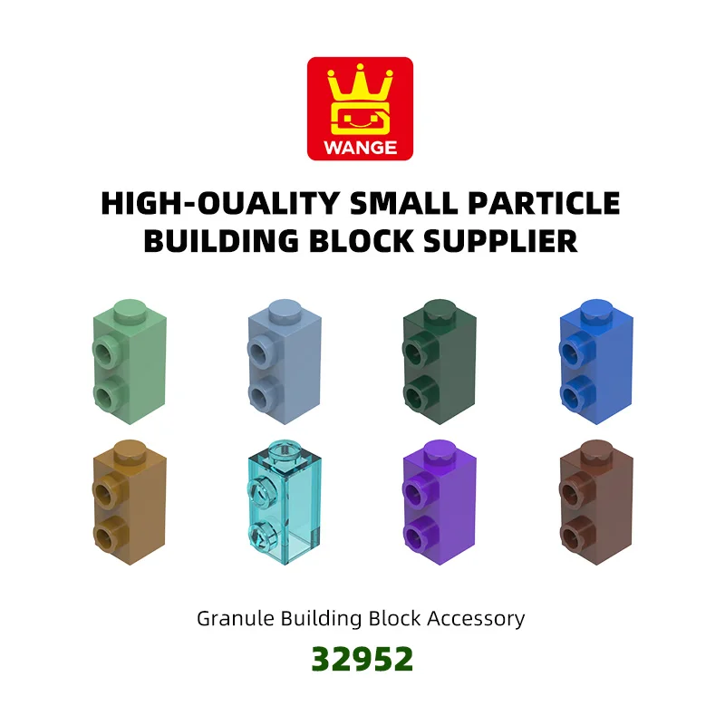 

Wange 32952 100g/138PCS 1x1x1 2/3 with Studs on Side Block Moc Compatible with Brick DIY Toy Construction construction brick