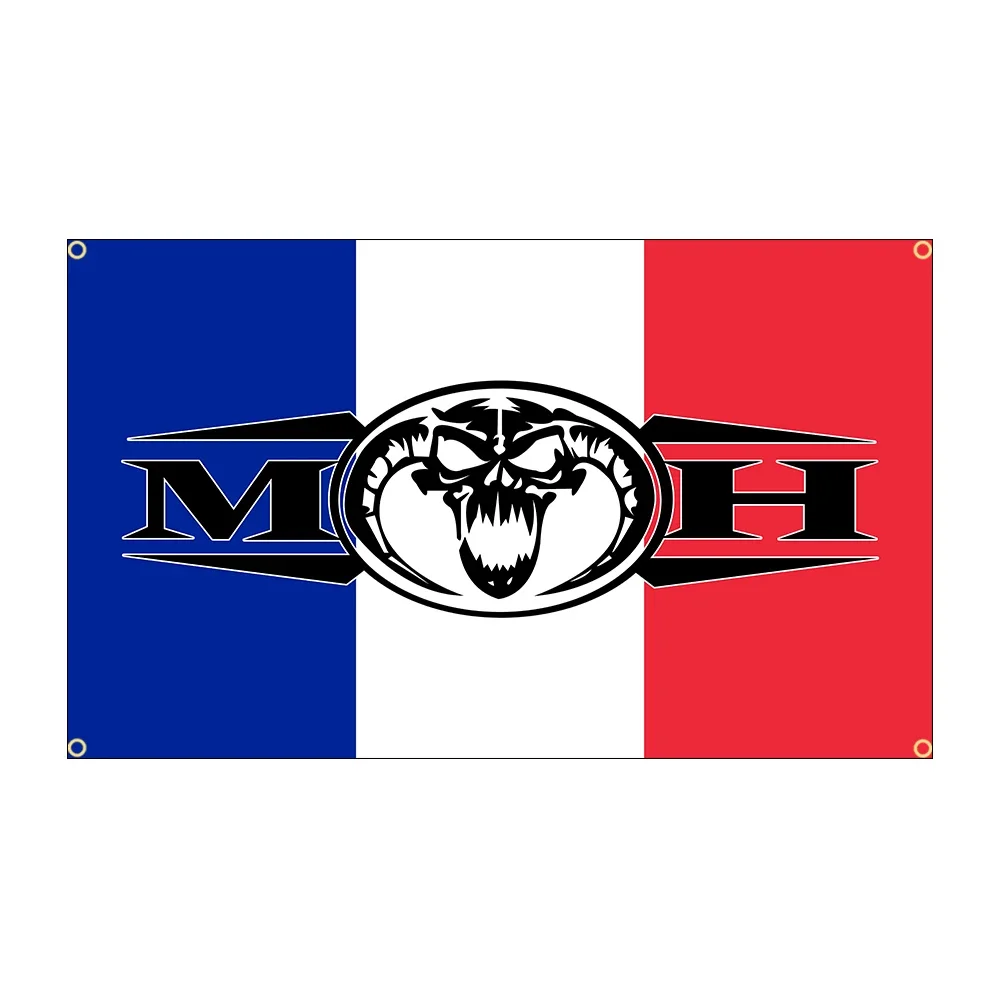 فرنسا اسبانيا بقرة القرن علم الصلب العلم البوليستر المطبوعة 100% الصلبة راية للديكور غرفة ديكور 150x240 سنتيمتر فخر العلم #4