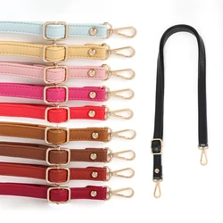 Fashion PU Leather Shoulder Strap Crossbody Bag Strap 130cm Long Double-layer Replacement Bag Belt DIY Buckle Bag Accessories