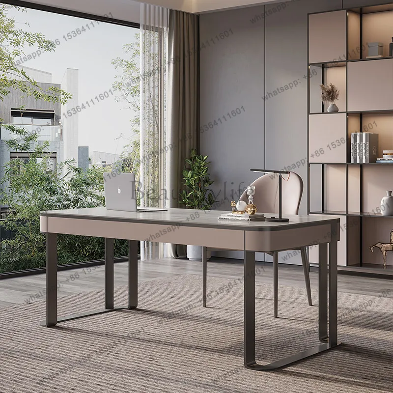 Slate desk Italian minimalist writing desk boss desk household