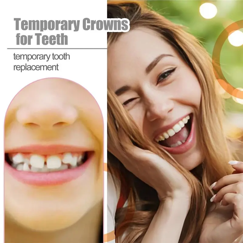 A04F-Veneer & لمجموعة غطاء الأسنان - 120 قطعة من التيجان المؤقتة، 70 أمامية للأسنان + 50 قبعة خلفية، نظام إصلاح الأسنان