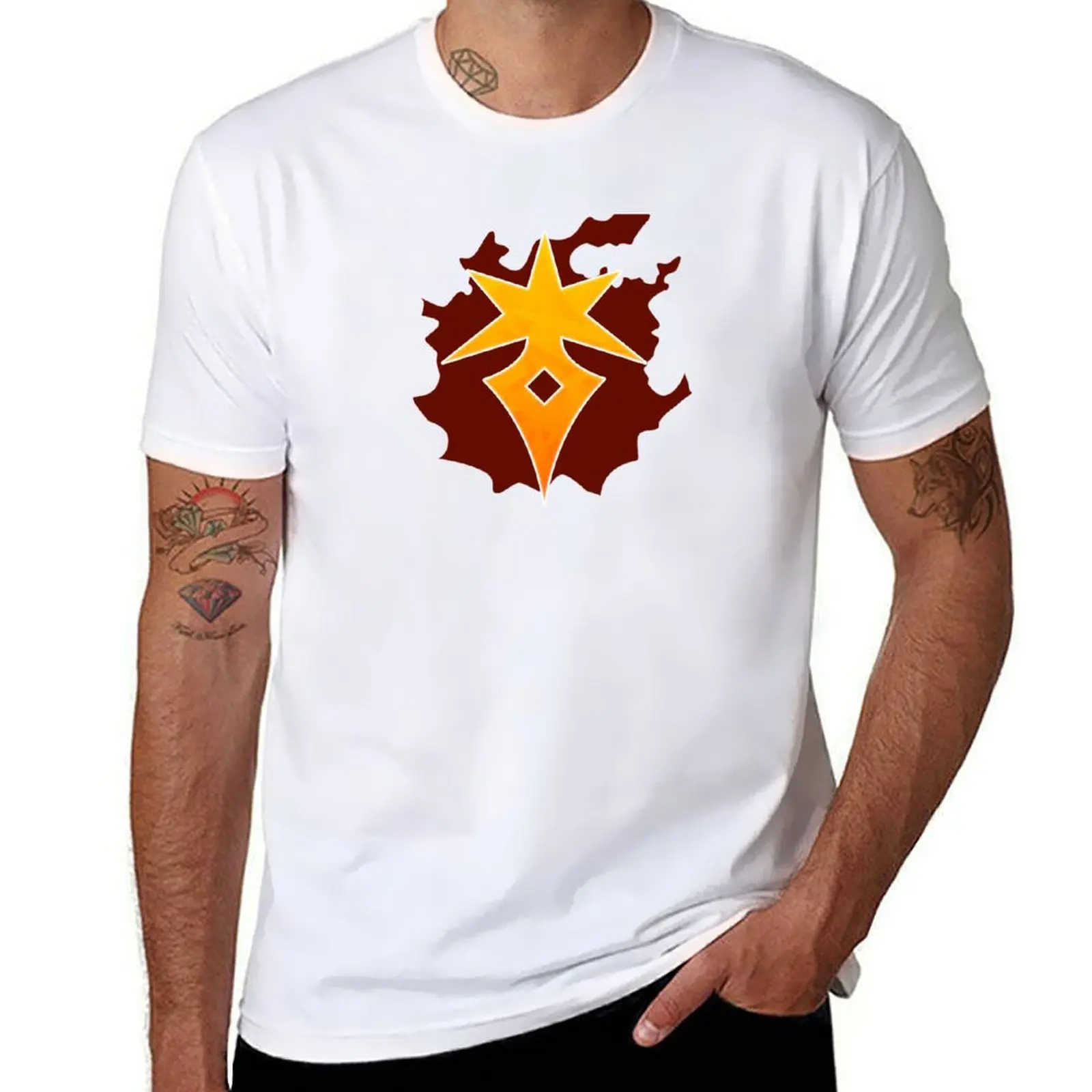 

FFXIV DRK T-Shirt t shirt men 100% cotton luxury brand funny t shirts dark humor T-Shirt