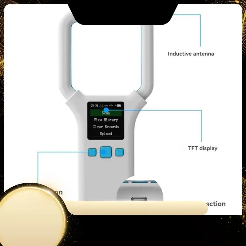 

X40A_XA-Animal RFID Reader 134.2Khz/125Khz USB Pet ID Scanner Animal Tag Reader Handheld Mini Scanner For Dog Cat Horse