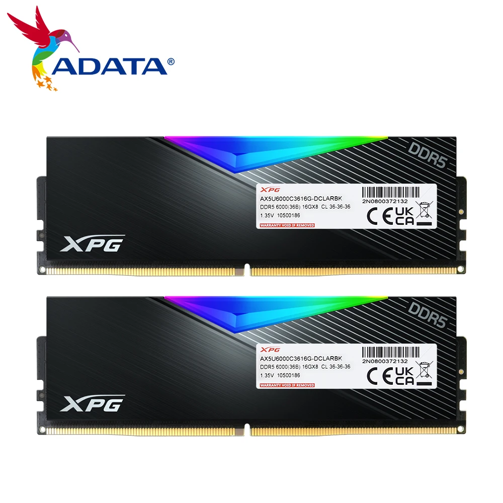 Imagem -02 - Adata-xpg Lancer Rgb Memória Ram para Desktop Ddr5 16gb x 32gb x Módulo de Memória 6000mhz 6400mhz Original