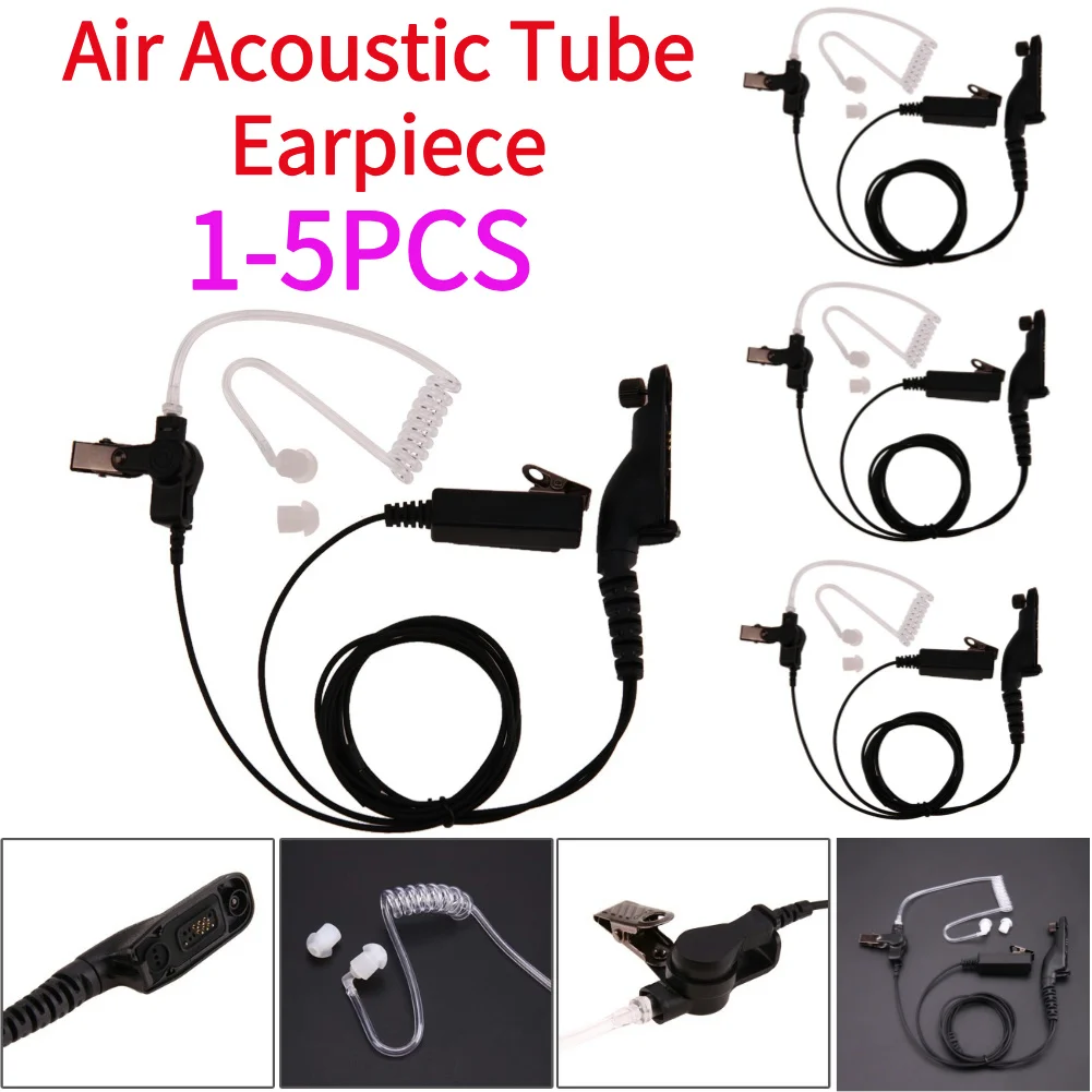 Air Sound Tube Earphone Ptt Microphone Earphone Anti-Radiation Interphone Earphone For Motorola Xpr Seal Dp Apx Earphone