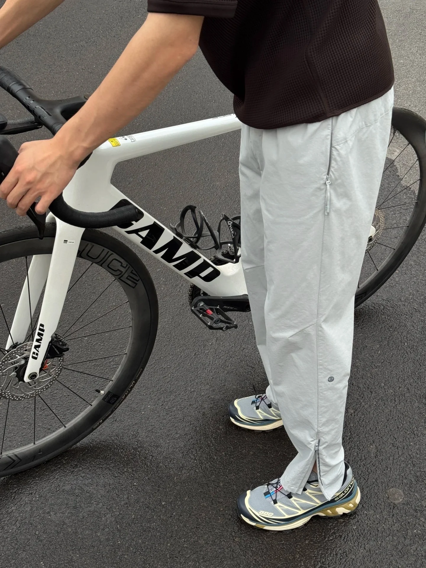 

Спортивные брюки Qui Dry Ice Silk, мужские летние тонкие уличные рабочие брюки, походные брюки, американские велосипедные брюки, прямые брюки