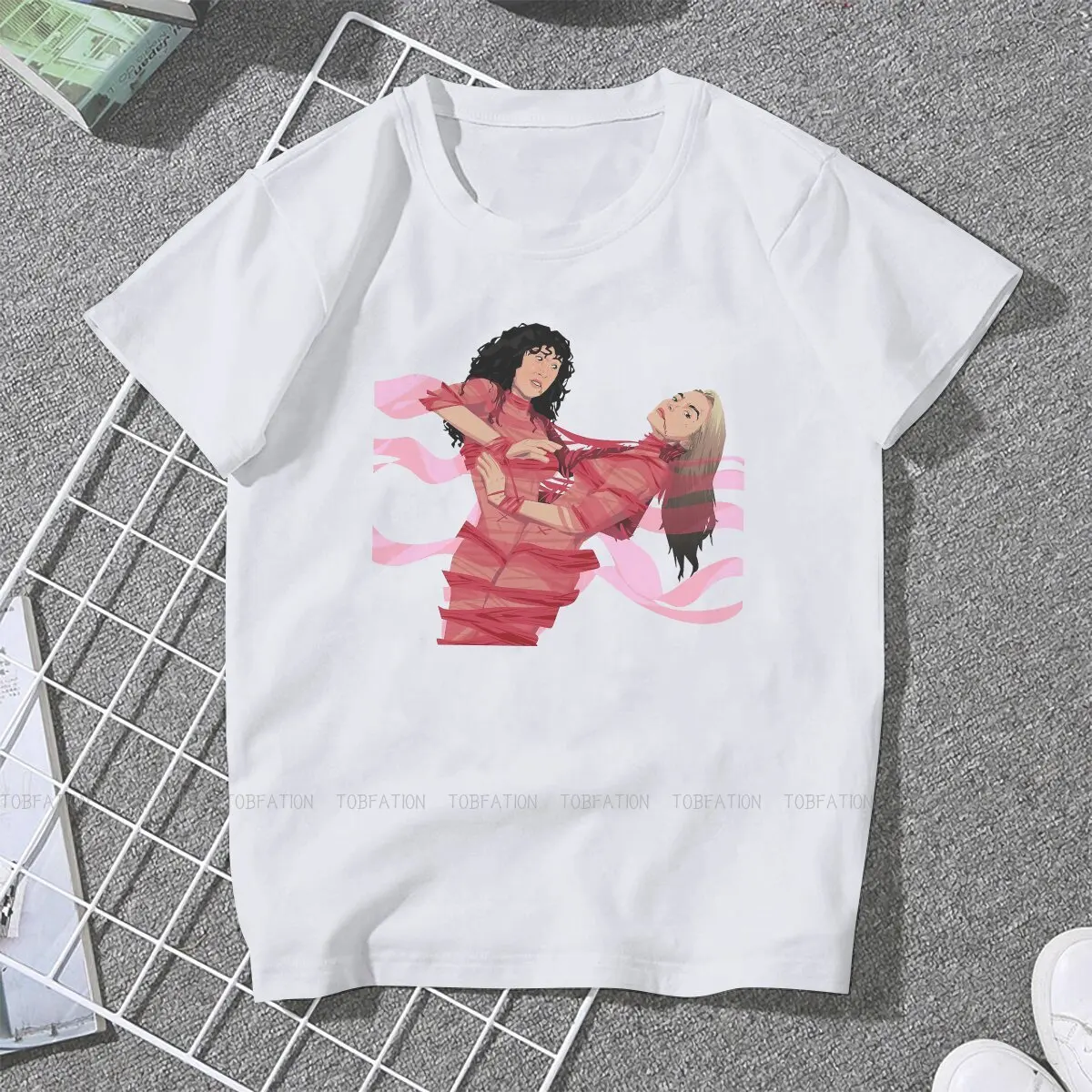 Killing Eve Villanelle Killer TShirt for Woman Girl 4XL Poster Humor Leisure Sweatshirts T Shirt Novelty Loose