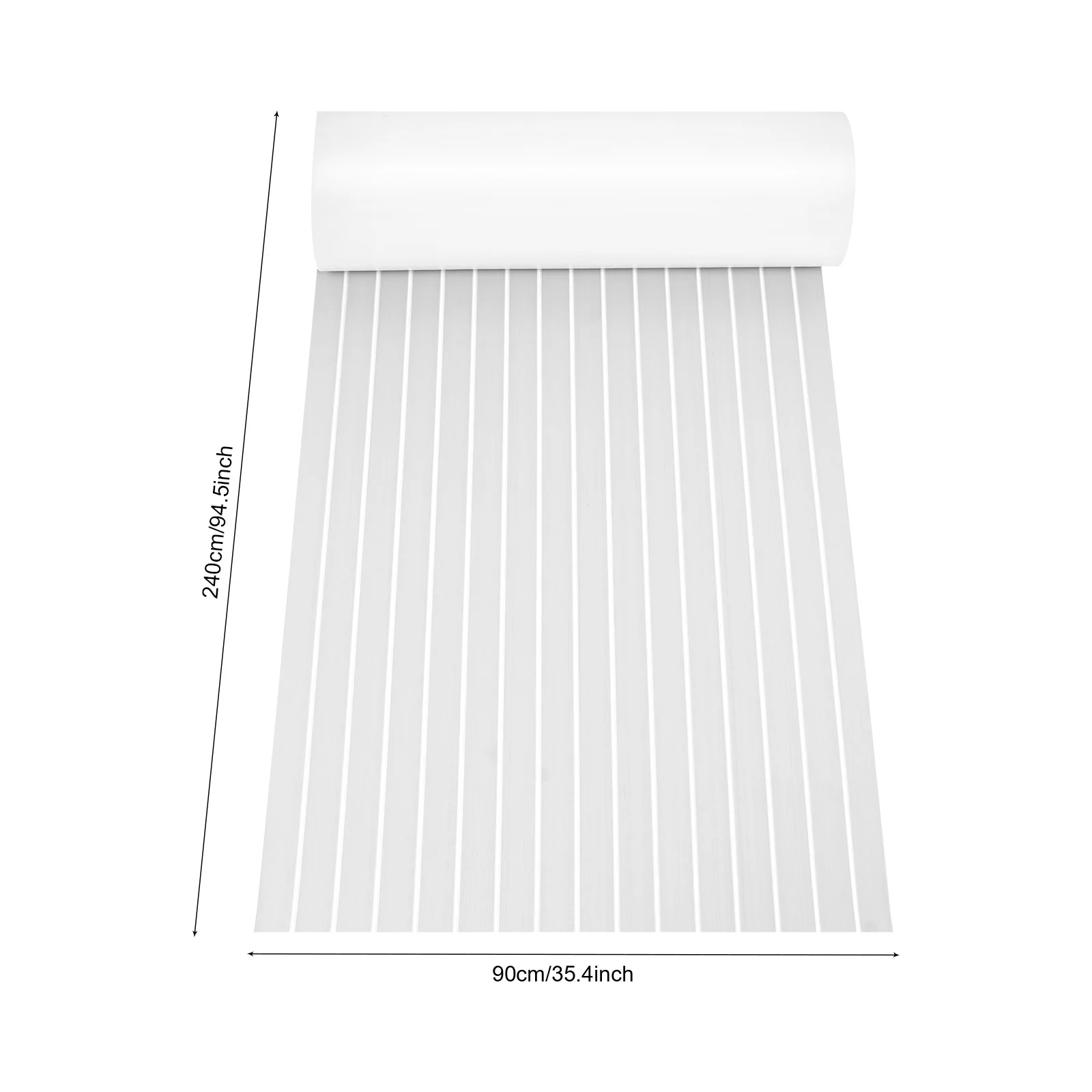 Tapis de sol auto-adhésif moderne gris clair, blanc, tapis de sol antidérapant, tapis de sol RV