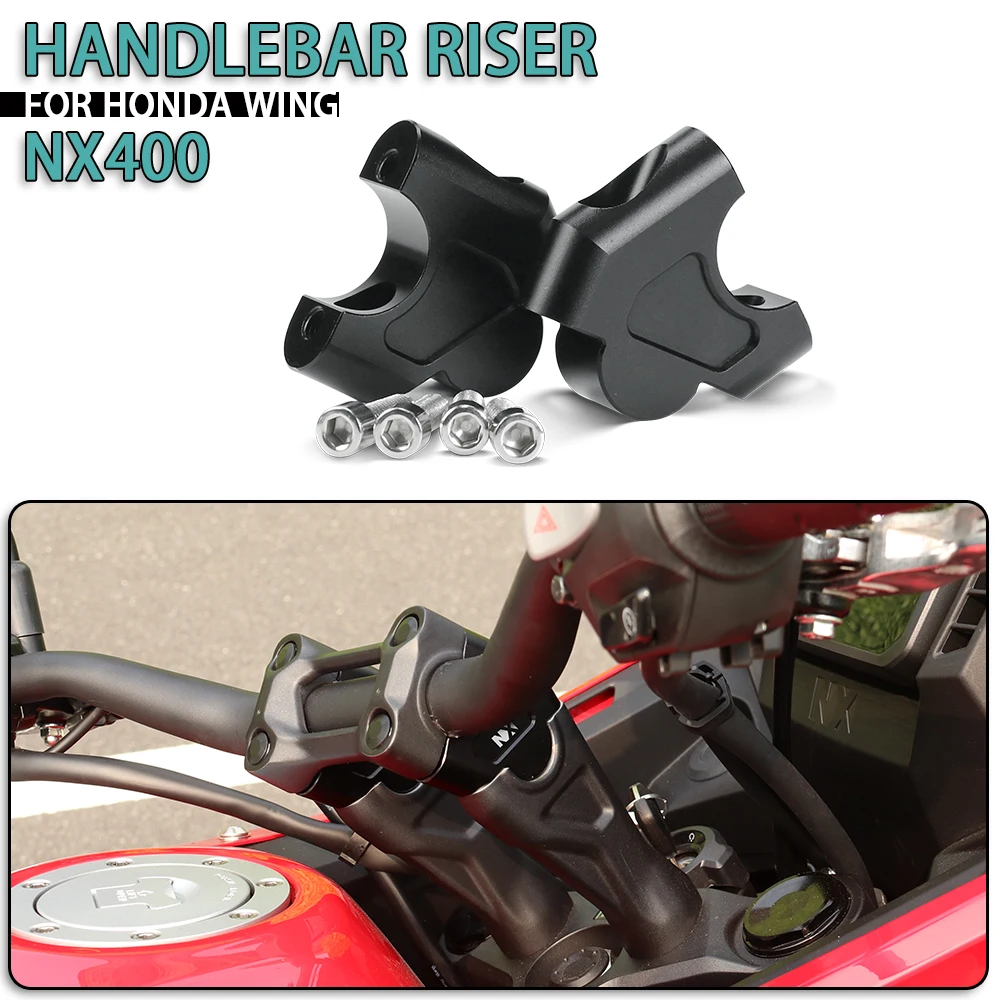 

Handlebar Riser Clamp For Honda NX400 NX500 2023 2024 NX 400 500 Motorcycle Accessories Adapter Handle Bar Height Lift Mount