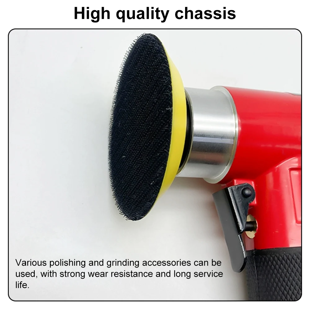 High-Speed Air Polisher 15000RPM With Various Materials Sanding Pads For Car Polishing Woodworking & Metal Surface Finishing