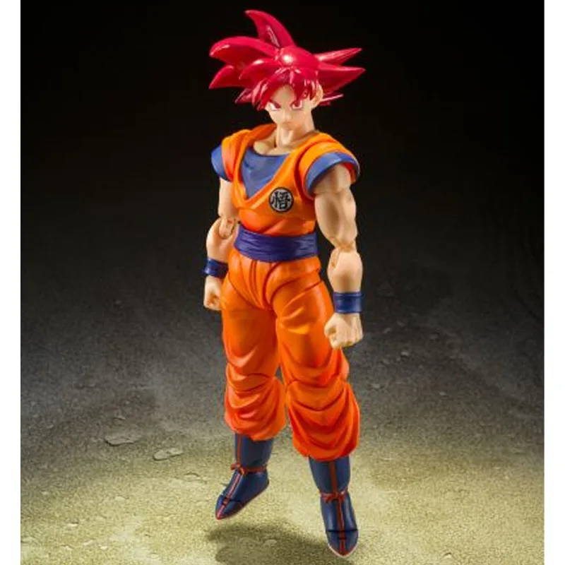 Bandai Genuino SHFiguarts Anime Figura Dragon Ball Z Super Saiyan Dio Son Goku 140mm Action Figure Giocattoli per I Ragazzi Bambini Regalo