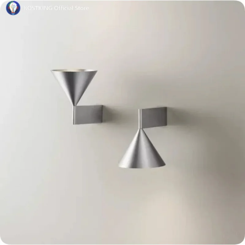 Wall lamps, minimalist modern living room background wall, corridor, passage, bedroom, bedside