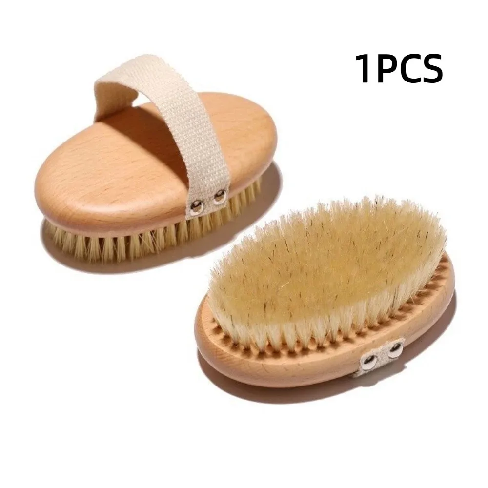 Professionnel avec poils de sanglier brosse pour chien poignée antidérapante perte réduite brosse de Massage pour animaux de compagnie toilettage doux brosse de bain pour animaux de compagnie