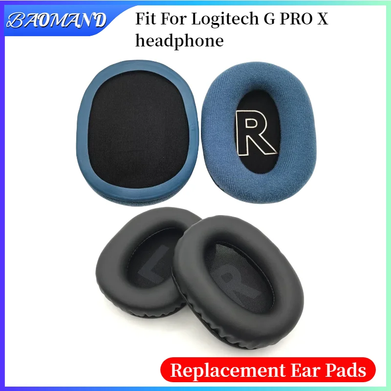 

Ear pads for Logitech G PRO X Headphones memory foam Earmuff Earpads Cover Cups