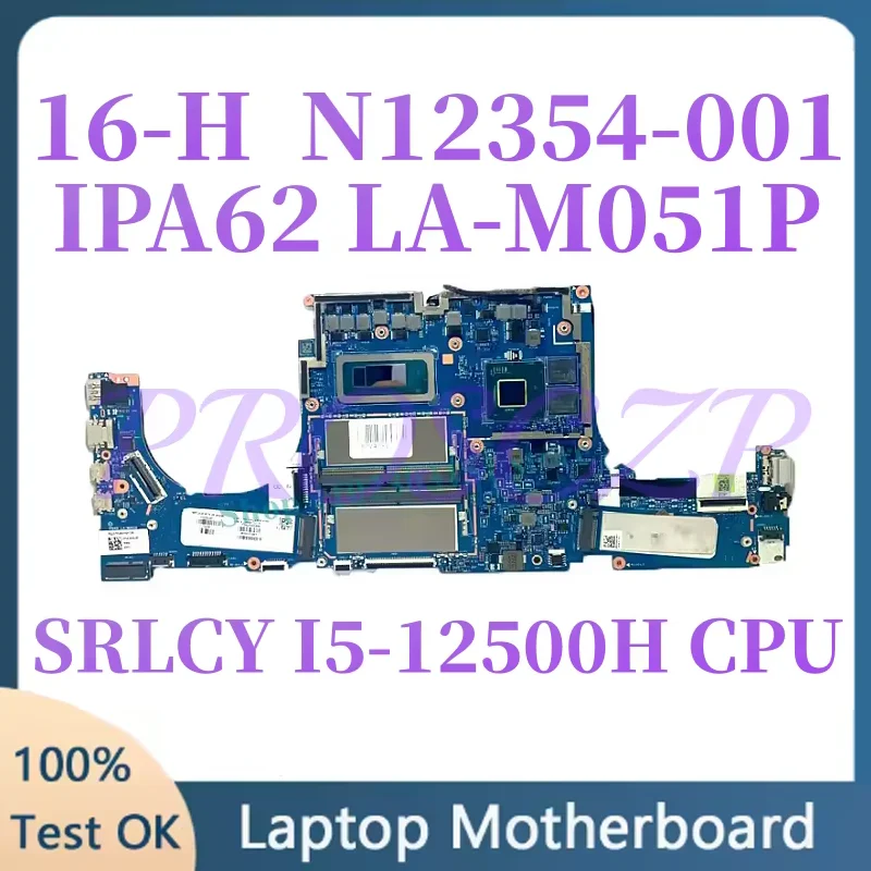 

N14908-601 N12355-601 N13157-601 N12354-001 For HP Envy 16-H 16T-H Laptop Motherboard LA-M051P i5/i7-12th CPU A370M 100% Working