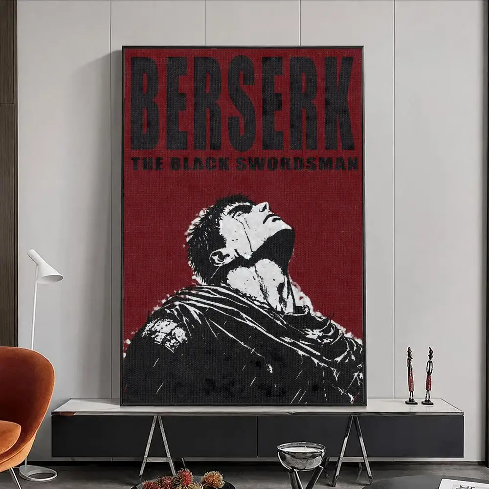 Anime Berserk Poster, Poster, Wandaufkleber, wasserfest, selbstklebend, HD-Kunst, Schlafzimmer, Bar, Dekoration – Detail 6