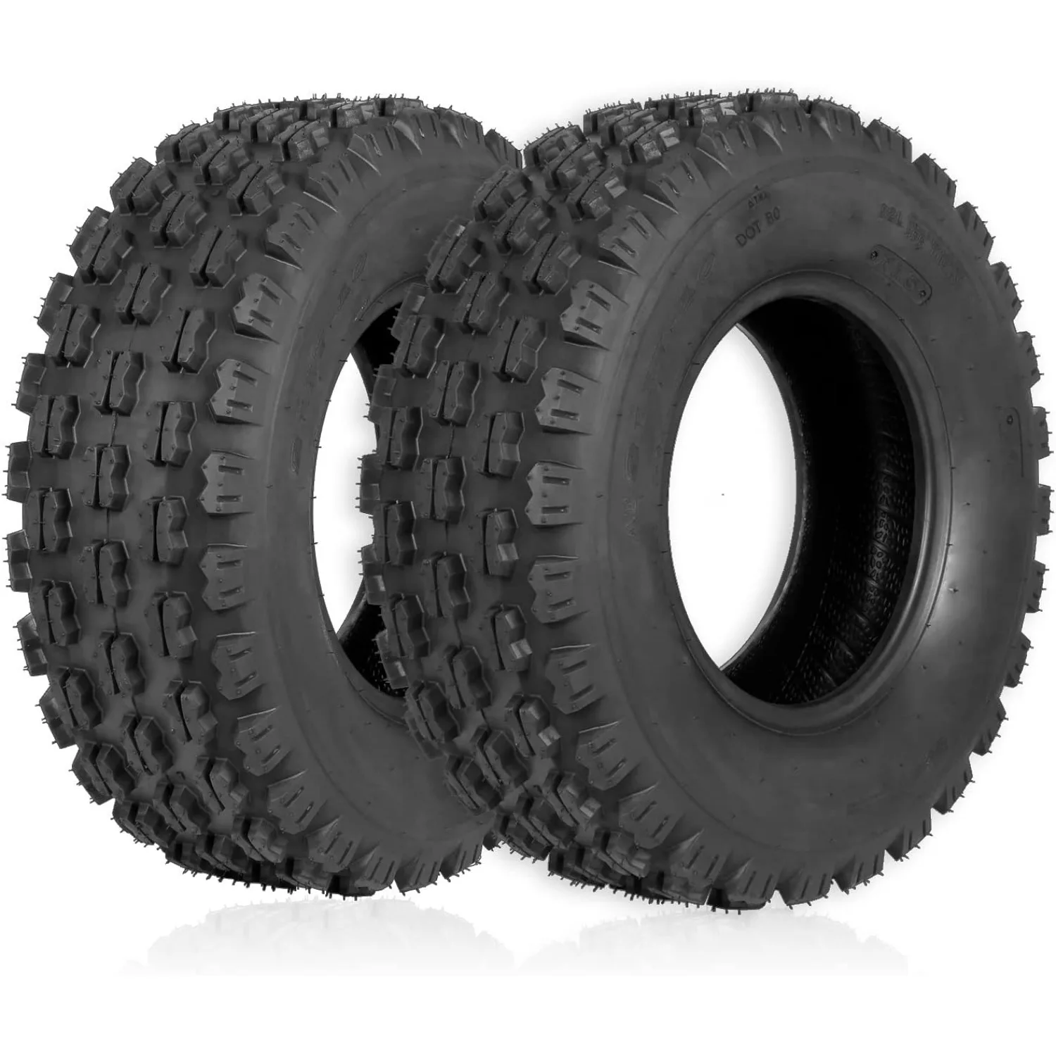 

Weize Set of 2 ATV Tires 21X7-10, 4 Ply, Sport Front UTV Tire 21-7-10 21x7x10, Fit All 10” Rims