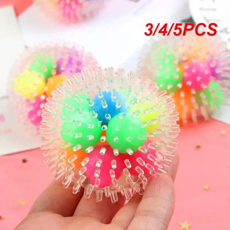 

3/4/5PCS Middle Ball Creative Vent Ball Parent-child Communication Tpr Soft Rubber Decompression Toy New Strange Toy