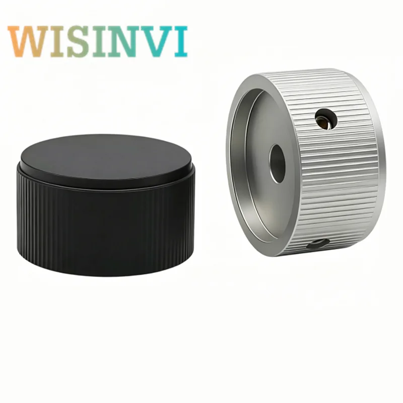 Aluminum Knob 31.5x17mm 6.4mm Hole Control Potentiometer Knob for Instruments Amplifier Medical Equipment Panel