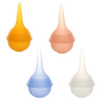 Baby Nasal Aspirator Nose Aspirator Vacuum Suction Kit Nose Cleaner with Soft Silicone Nozzle Hand Squeeze Snot Remover