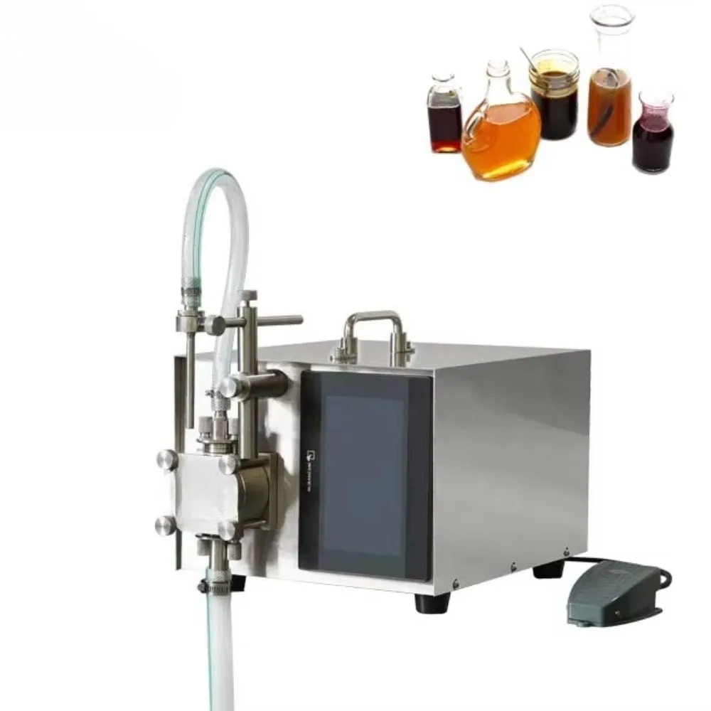 TODF-100 سطح الطاولة المحمولة دليل صغير التحكم الرقمي والعتاد مضخة قارورة آلة تعبئة الزجاجات السائلة للزيت العطري #3