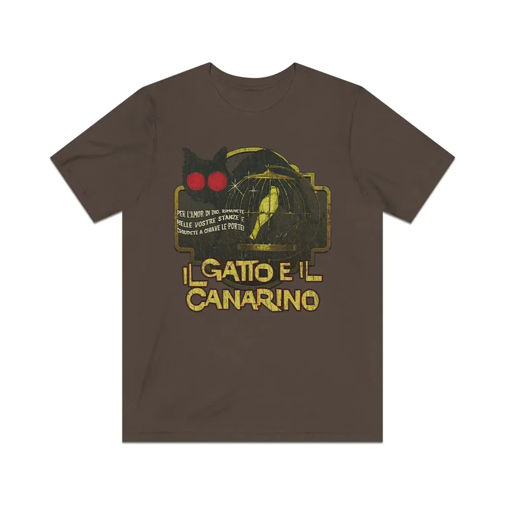 Il Gatto E Il Canarino 1978 Vintage Men’s T-Shirt