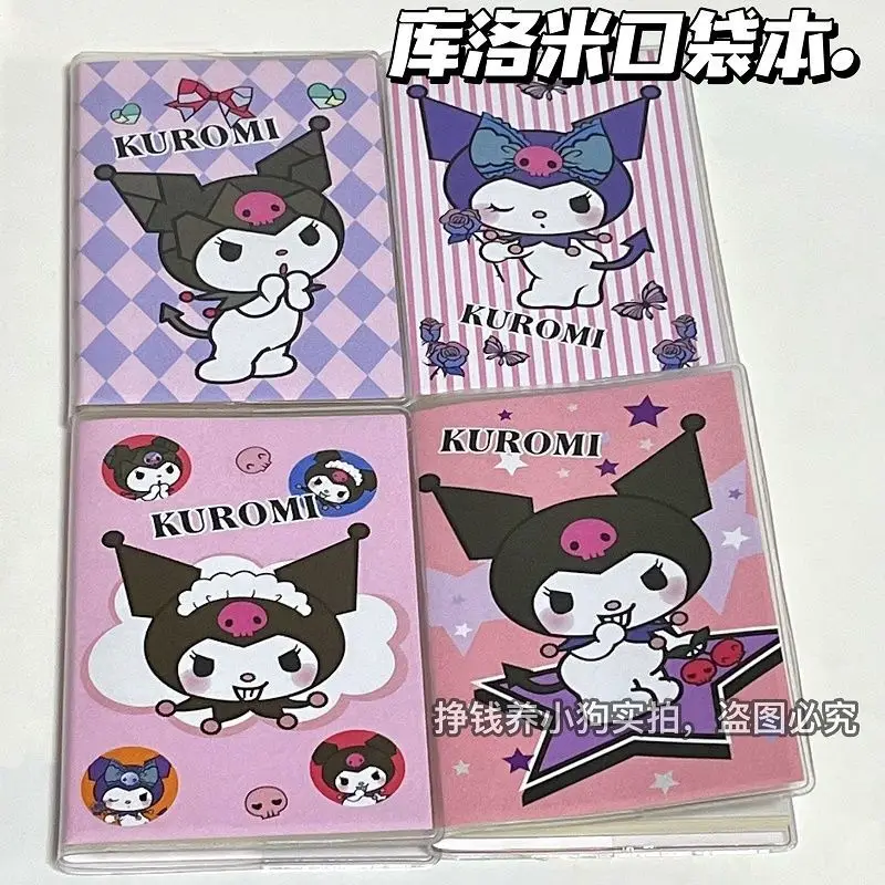 Sanrio Kuromi A7 Pocket Book Anime Cartoon Ins Style Creative Kawaii Kuromi A7 Notebook Student Stationery Notebook Diary Book