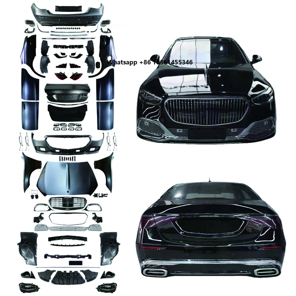 

For S-Class W221 Upgrade to W223 Style Body Kit - Perfect Fit
