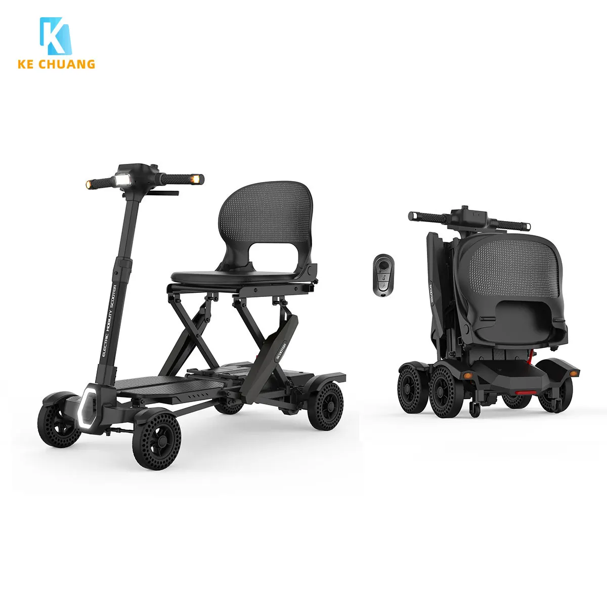 Wholesale Outdoors Lightweight All Terrain 250W Brushless Folding Mobility Scooters Elderly For Adults