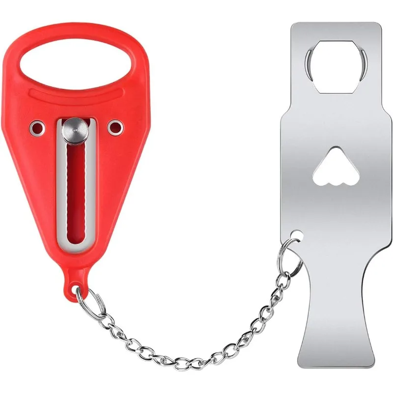 

Durable mech lock: Adjustable shackle, drill-resistant steel body, master/temp keys, padlock-style. Weatherproof, zero power