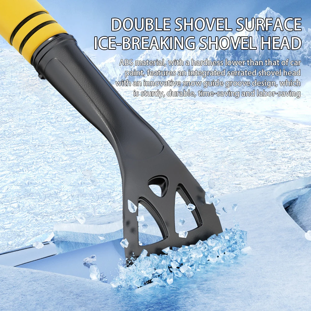 

New Car Snow Brush Extendable Cleaning Removal Shovel Scraper Winter Auto Brushes Windshield Deicer Remover Tools Wash Defroster