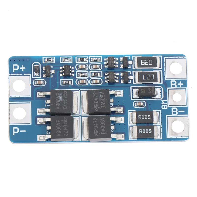 2S 10A 7.4V 18650 lithium battery protection board 8.4V balanced protection