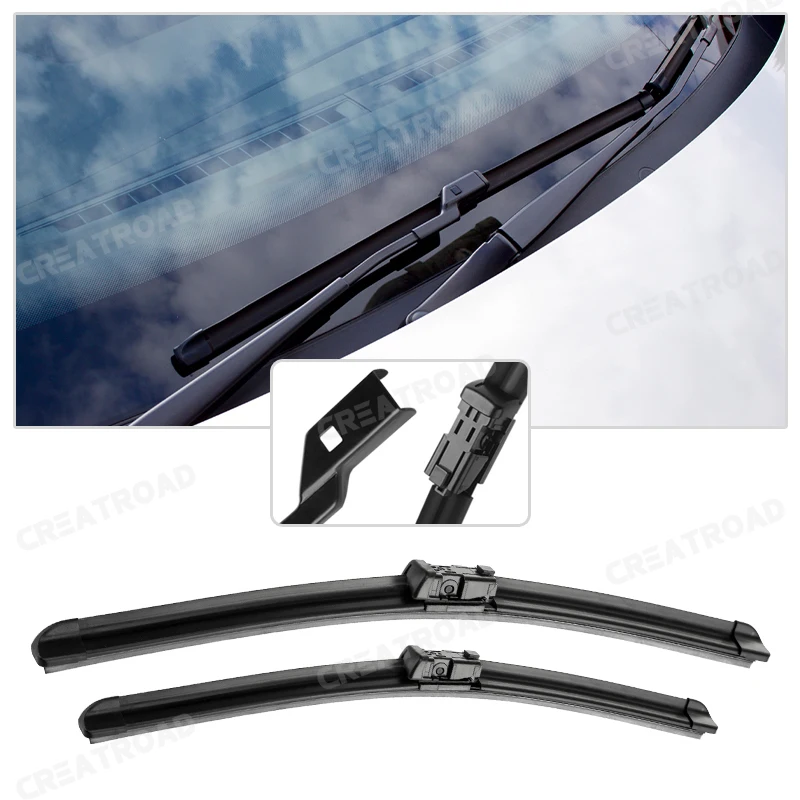 Wiper LHD & RHD Front Wiper Blades For Ford Fiesta MK6 (MK7 in UK) 2008 - 2017 Windshield Windscreen Window Brush 26\