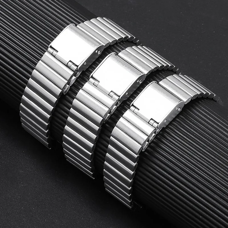 10/12/14/16/18/20mm Bracelets for Huawei Men Women Stainless Steel Watch Band for Omega Metal Watch Straps Wristbelt Accessories