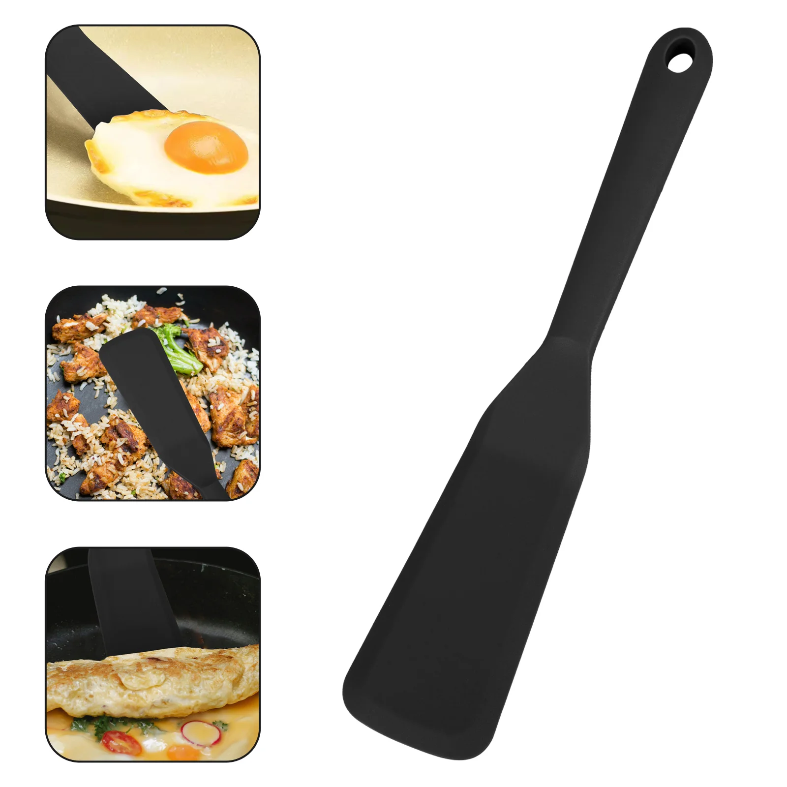 

Silicone Spatula Frying Safe Multi-function Wok Kitchen Non-stick Portable Fish Cooking