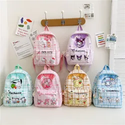 Sanrio Boutique Fashion Children's Backpack KT Cartoon School Bag Kids Boys Girls Kindergarten Student Schoolbag BackPack