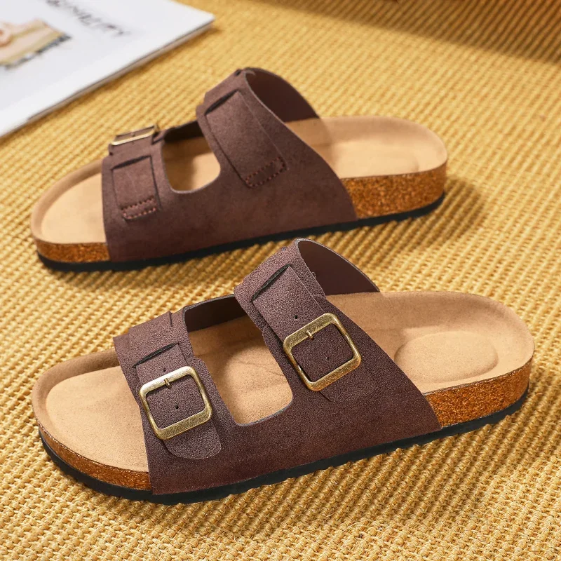 Summer Men\'s 2024 Large Boken Slippers Outdoor Wearing Couples Indoor Soft Sole Bathroom Anti Slip Super Sandals Slippers Trend