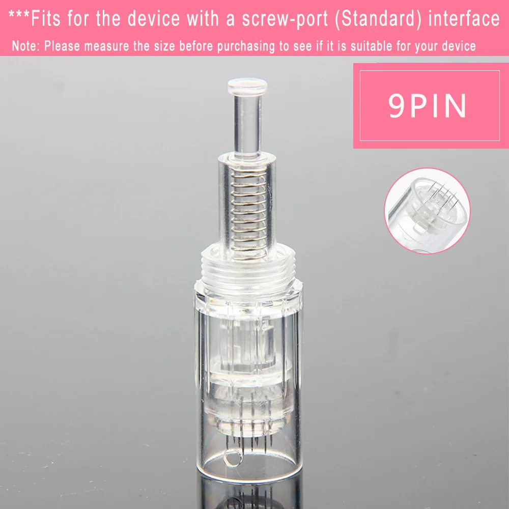 10/20 Stück 12pin/36pin Microneedling DermaPen Nadeln Schraubkartuschen Ersatzköpfe Microneedling Tattoo Nano Mikronadeln – Detail 10