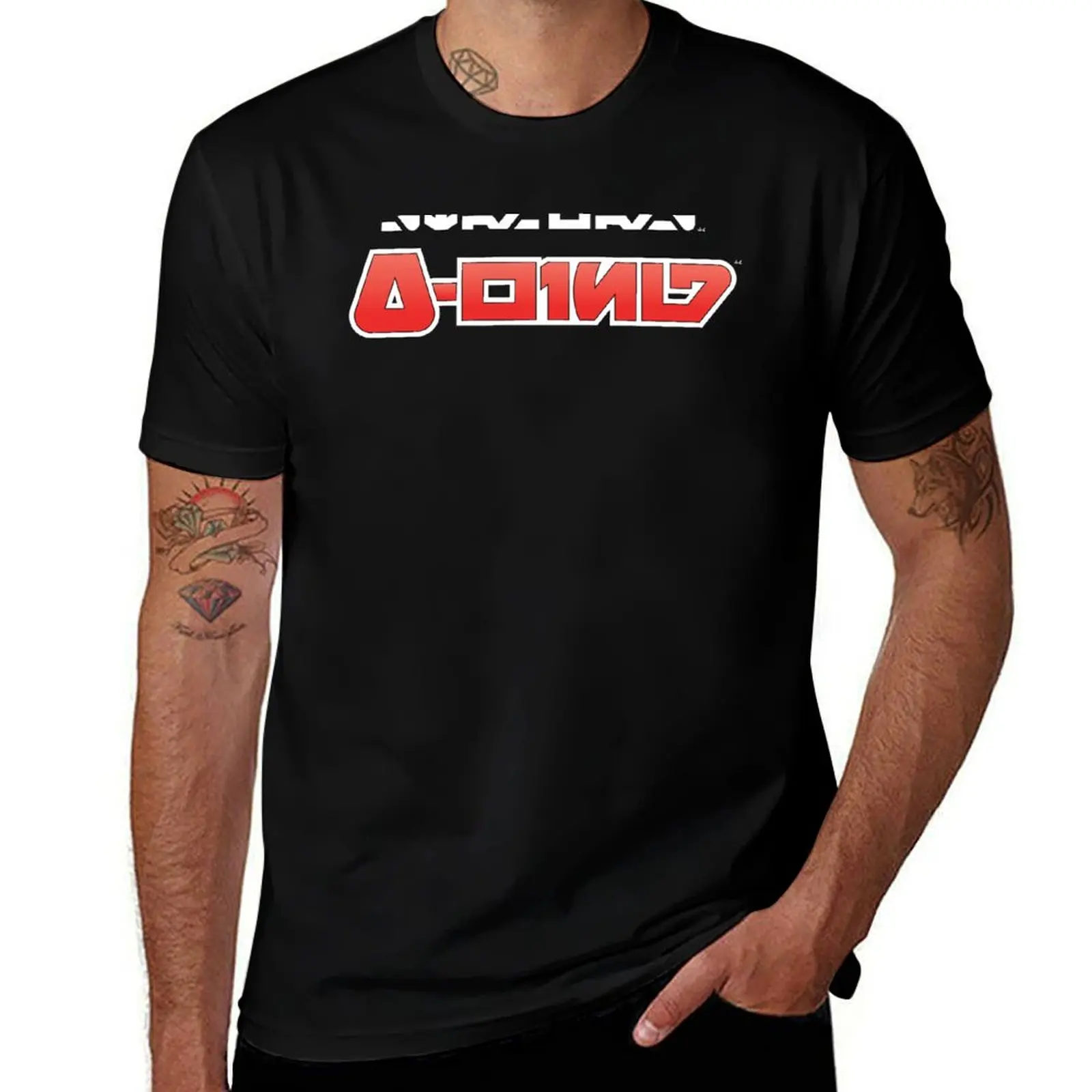 

Aurebesh Miniatures Game Logo T-Shirt vintage sublime heavy weight t shirts for men