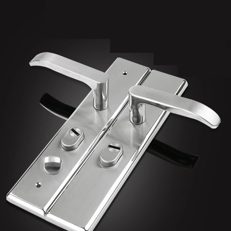 

304 Stainless Steel Anti-theft Door Handle Entrance Door Handle Household Universal Mechanical Door Lock Wholesale